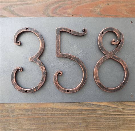 cut out metal house numbers|Amazon.com: House Numbers Metal.